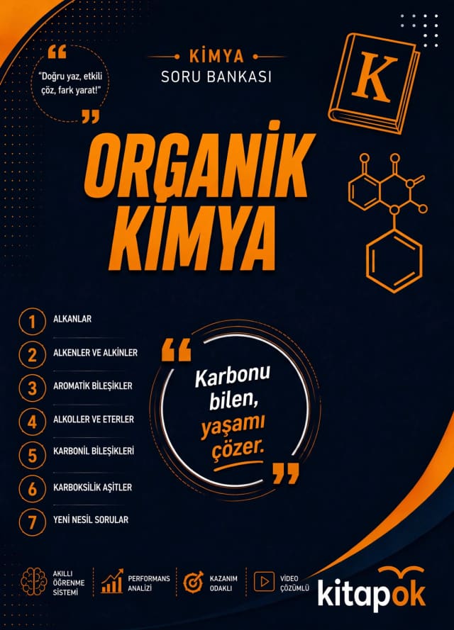 Organik Kimya — 20 Soru soru bankası kapağı