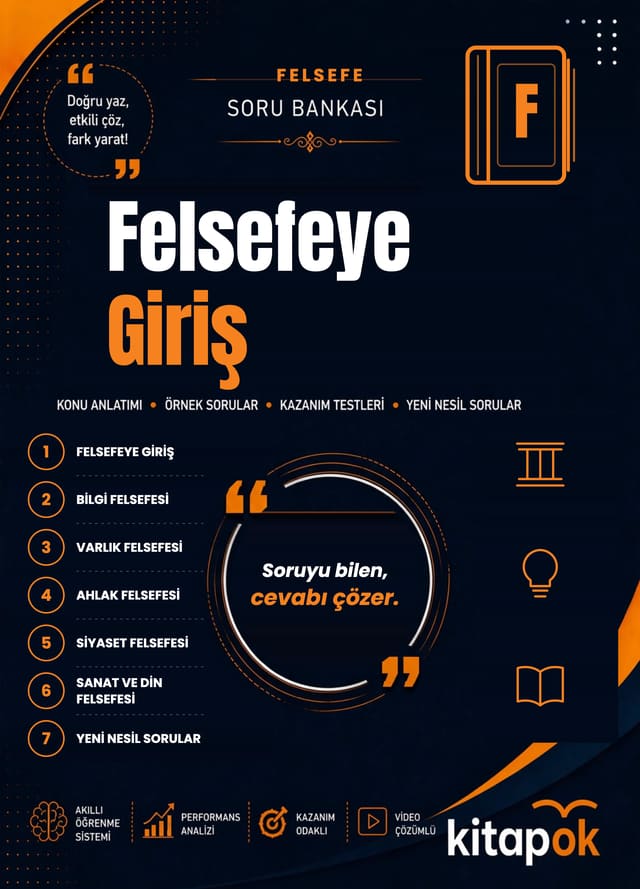 Felsefeye Giriş — 20 Soru soru bankası kapağı
