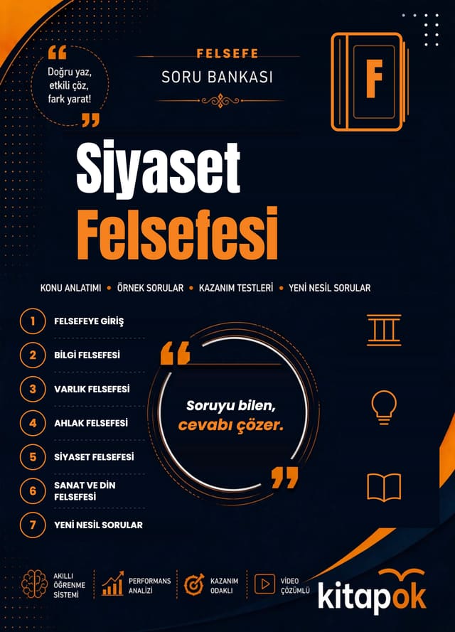 Siyaset Felsefesi — 20 Soru soru bankası kapağı