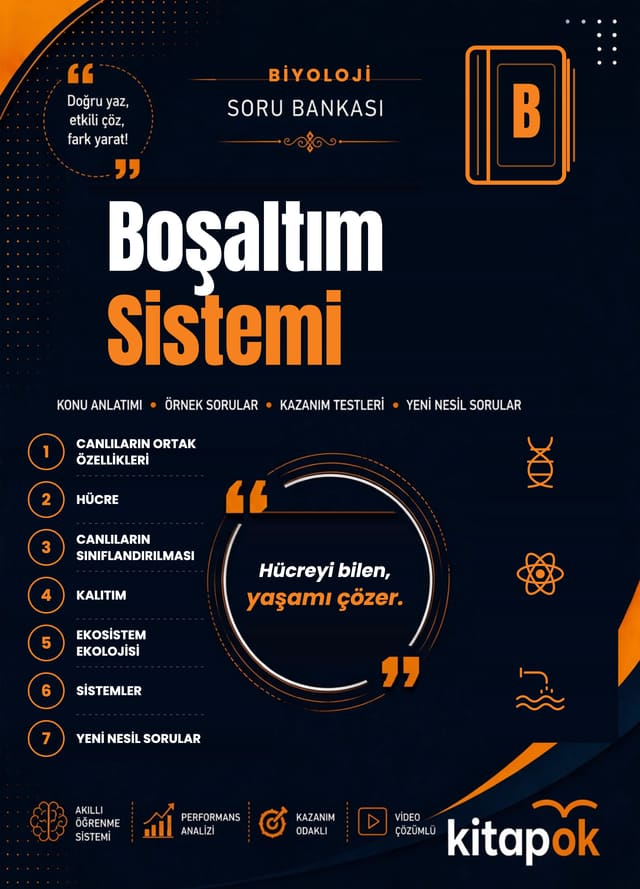 Boşaltım Sistemi — 20 Soru soru bankası kapağı