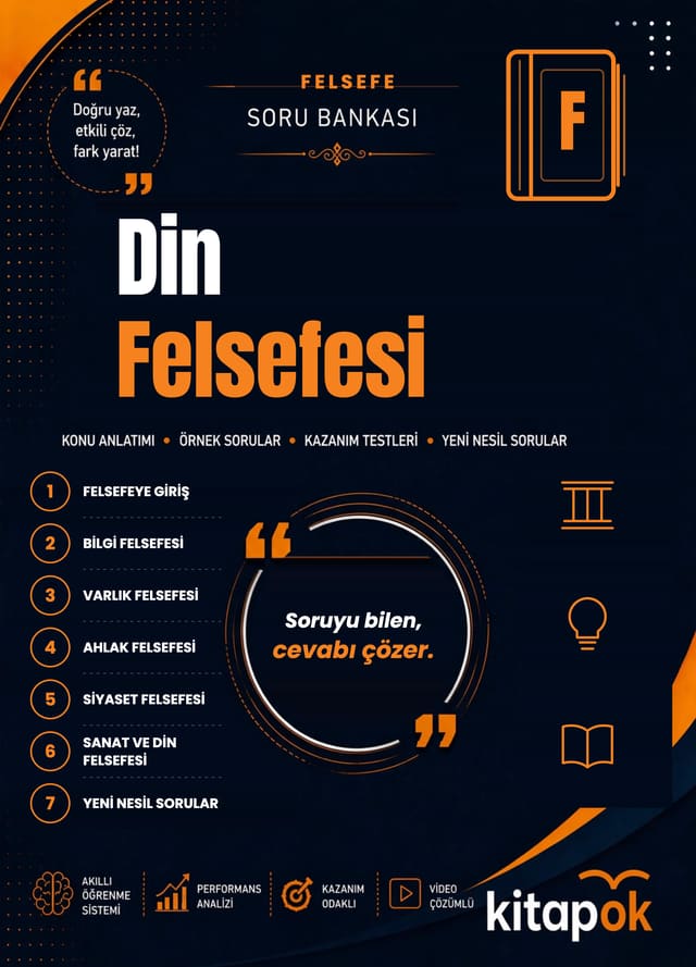 Din Felsefesi — 20 Soru soru bankası kapağı