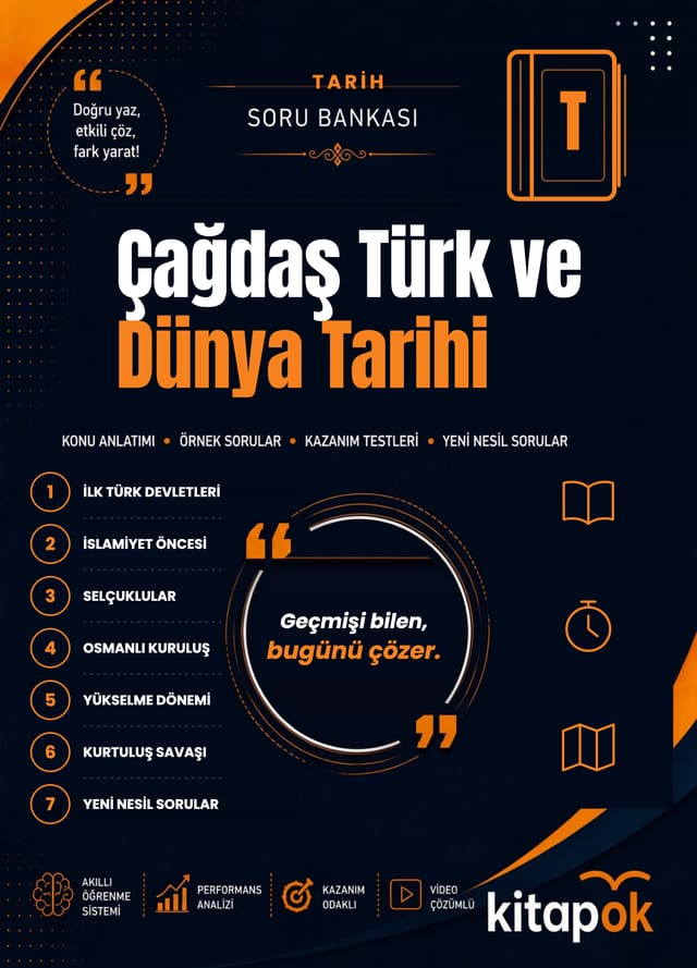 Çağdaş Türk ve Dünya Tarihi — 19 Soru soru bankası kapağı