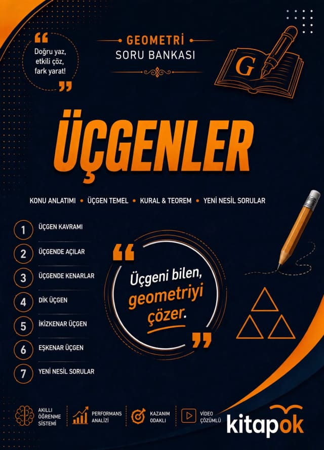 Üçgenler — 20 Soru soru bankası kapağı
