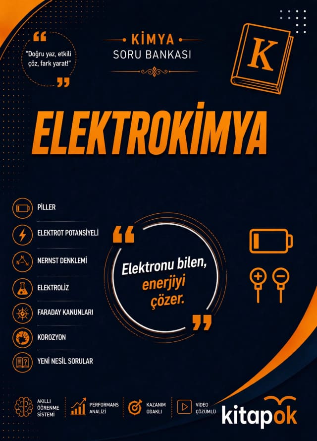 Elektrokimya — 20 Soru soru bankası kapağı