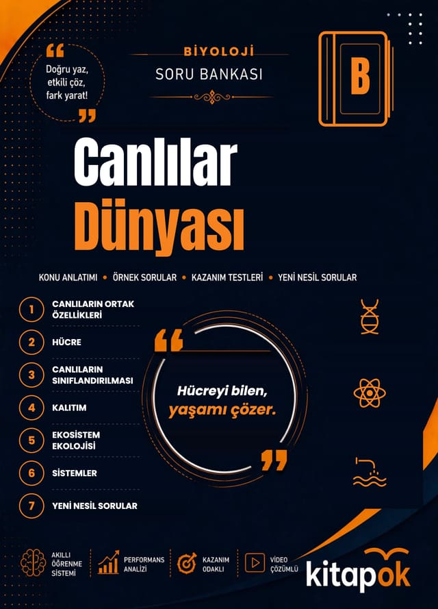 Canlılar Dünyası — 20 Soru soru bankası kapağı
