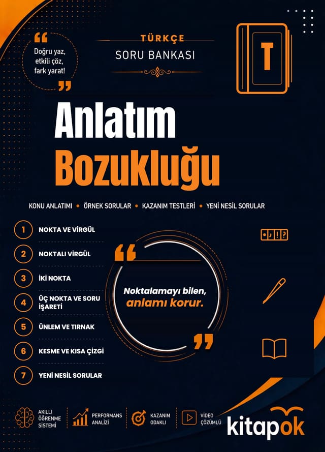 Anlatım Bozukluğu — 19 Soru soru bankası kapağı