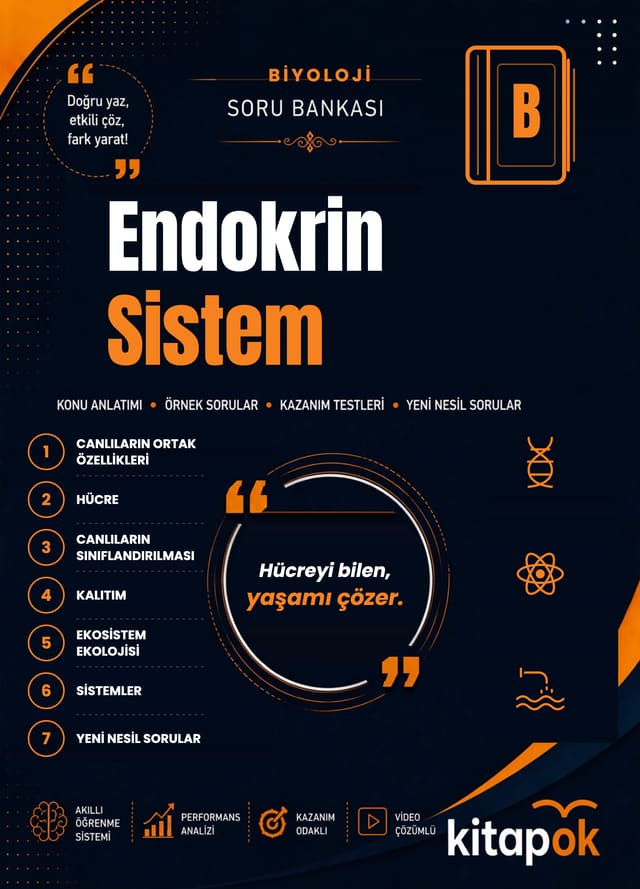 Endokrin Sistem — 20 Soru soru bankası kapağı
