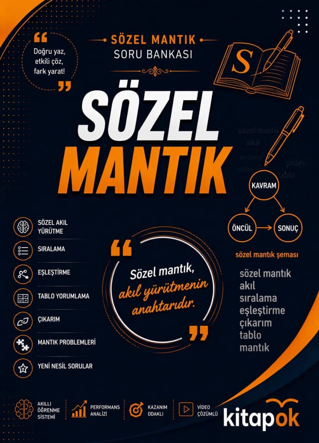 Sözel Mantık ve Muhakeme — 20 Soru soru bankası kapağı