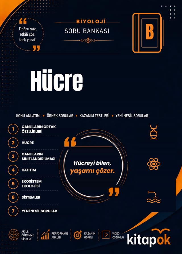 Hücre — 20 Soru soru bankası kapağı