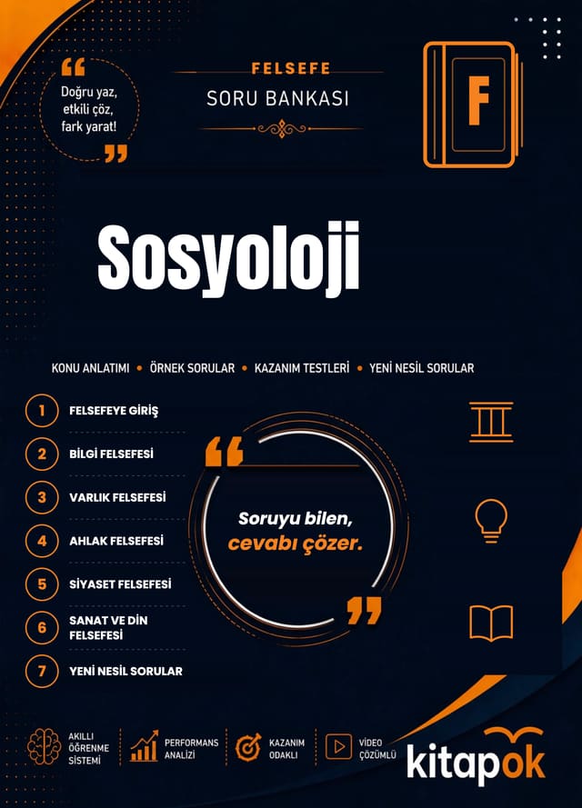 Sosyoloji — 20 Soru soru bankası kapağı