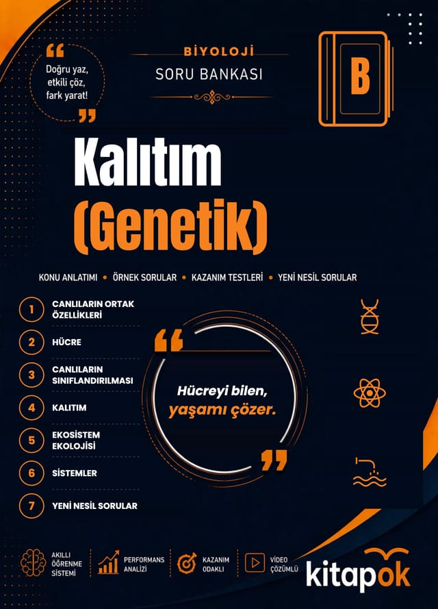 Kalıtım (Genetik) — 20 Soru soru bankası kapağı