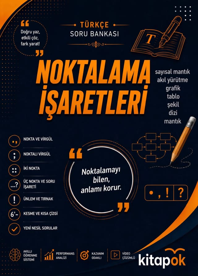 Noktalama İşaretleri — 19 Soru soru bankası kapağı
