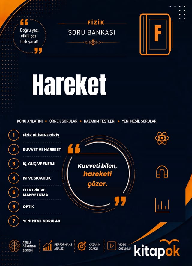 Hareket — 20 Soru soru bankası kapağı