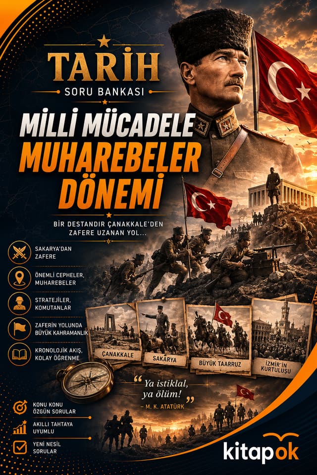 Milli Mücadele Muharebeler Dönemi soru bankası kapağı