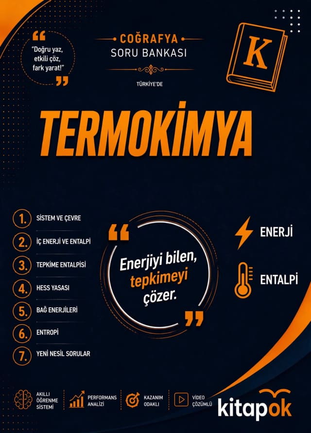 Termokimya — 20 Soru soru bankası kapağı