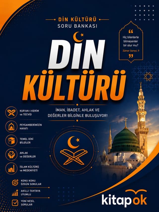 Din Kültürü ve Ahlak Bilgisi soru bankası kapağı
