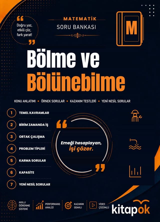 Bölme ve Bölünebilme — 20 Soru soru bankası kapağı