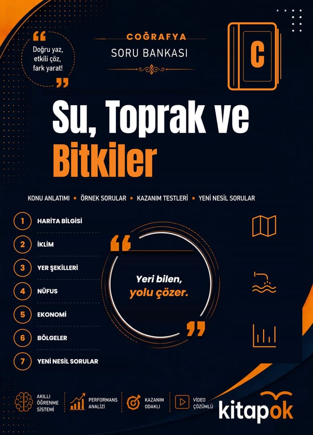 Su, Toprak ve Bitkiler — 20 Soru soru bankası kapağı