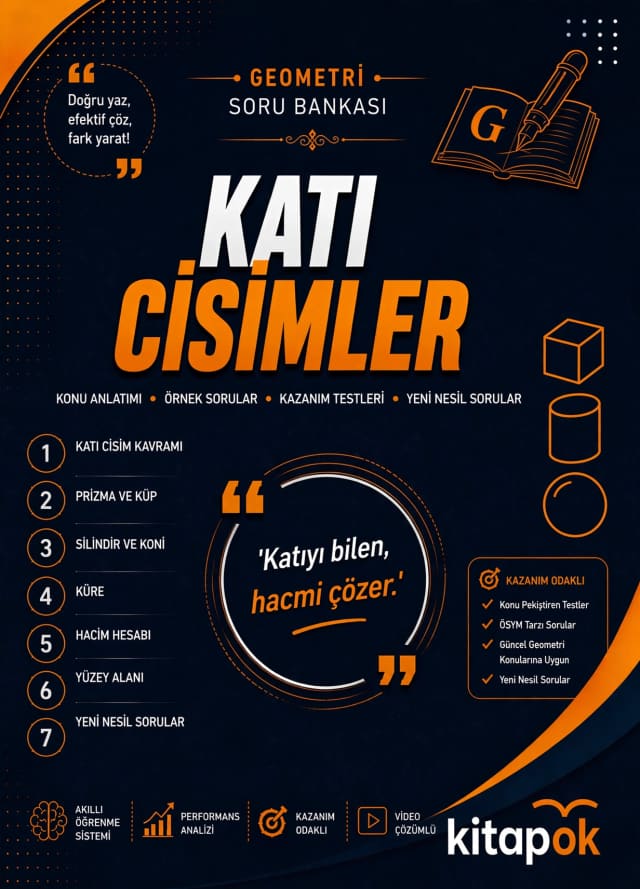Katı Cisimler — 20 Soru soru bankası kapağı