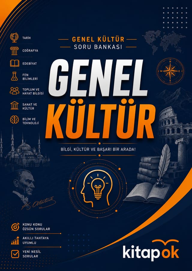 Genel Kültür 6 soru bankası kapağı