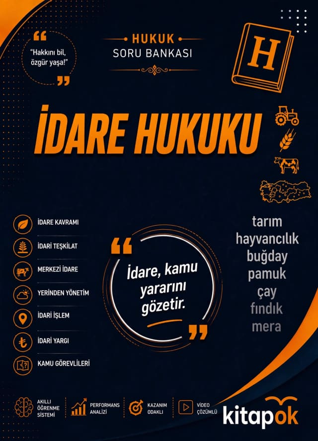 İdare Hukuku — 20 Soru soru bankası kapağı