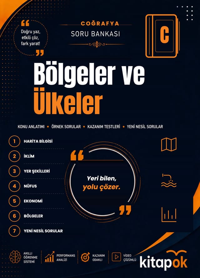 Bölgeler ve Ülkeler — 20 Soru soru bankası kapağı