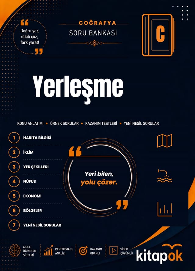 Yerleşme — 20 Soru soru bankası kapağı